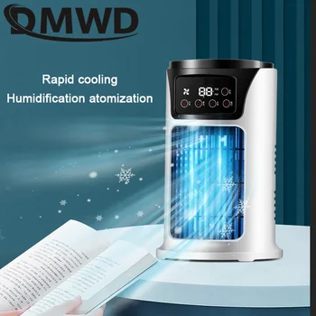 DMWD USB Gaisa Kondicionētājs, Ventilators, Pārnēsājams Mini Elektriskie Ventilatori Vasaras gaisa mitrinātāju, Ūdens Dzesēšana Dzesētāju Mājas Birojs Kondicionēšanas Ventilators