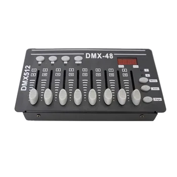 DMX512 Kontrolieri Skatuves Darbības Pārbaudes/Apkopes/Atkļūdošanas Mini Apgaismojuma Vadības Konsole Dimming