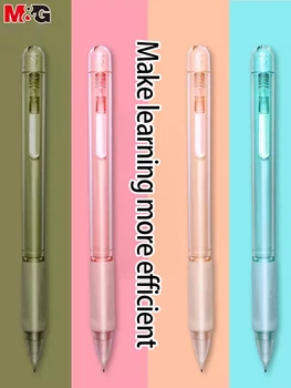 Dzen zīmulis Mehāniskais zīmulis 4 komplekti 0.7 Nemainīgu kodolu Automātiskā pildspalva 0.5 lead core korekcija grip Kawaii augstas izskatu