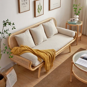 Dīvānu radošo guļamistabas gultas āra atpūtas krēsls balkons rotangpalmas gulta bērnu fotogrāfijas dīvāns gulta