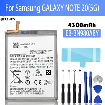 EB-BN980ABY Akumulatoru Samsung Galaxy Note 20 N980F SM-N980F/DS N980 Remonts Daļa Sākotnējās Jaudas, Telefona Baterijas Bateria