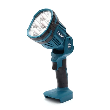 Elektriskā LED Apgaismojums Avārijas Lampas Salokāms Āra Kempings Nakts Zvejas Zibspuldzes Lampas Uzlādējams Par 18V, Makita Akumulatoru