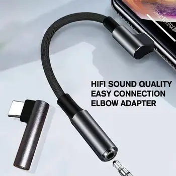 Elkoņa USB Type C Līdz 3.5 Jack Austiņu Adapteris USB-C 3 5mm Audio Vads Pārveidotājs Samsung Galaxy S21 S22 Huawei P50 Xiaom J8I2
