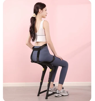 Exoskeleton sporta valkājamas neredzams sēdekļa zvejas stāvēt sardzē āra rūpnīcas kempings portatīvie locīšanas krēsls, taburete