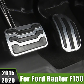 Ford Raptor F-150 F150 2015 2016 2017 2018 2019 2020 Auto Akseleratora Bremžu Pedāli Vāka Anti-Slip Kluči, Aizsardzības Aksesuāri