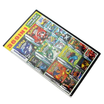 GBA 369in1 Game Boy Advance Spēļu Kārtridžu GBA angļu valodā ar Kasešu Iepakojums