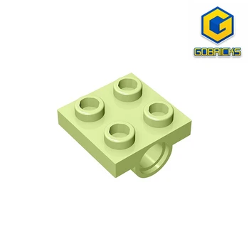 Gobricks GDS-847 Plate, Mainīts 2 x 2 ar Pin Caurumi saderīgs ar lego 2817 bērnu DIY Izglītības Celtniecības Bloki Tech
