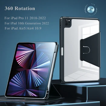 Hibrīda Slim Case for iPad Pro 11 2021 2022 iPad 9. Paaudzes 7 8 10.2