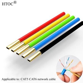 HTOC Networ Kabeļu Straightenin Tīkla Vadu Brīvāka Par CAT5 CAT6 Ethermet Kabeļu Brīvāku Savītas Stieples Core Separater (Piecas Krāsas)