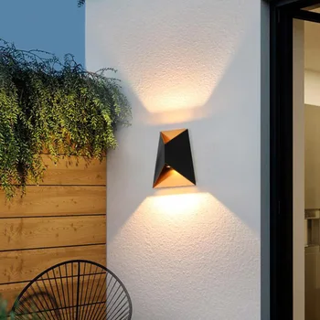 IP65 10W LED Sienas Lampa Āra Ūdensizturīgs Dārza Apgaismojums Alumīnija AC86-265 Iekštelpu Guļamistaba, Dzīvojamā Istaba, Kāpnes, Sienu Gaismas