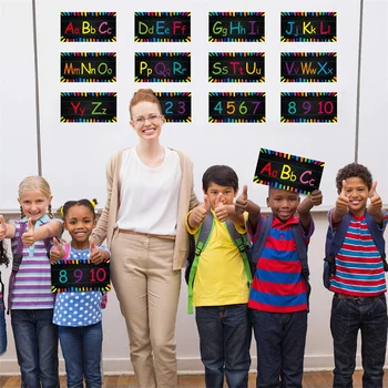 Izglītības Alfabēta Plakāti maziem bērniem Klasē Rotājumi Bērnudārza Homeschool Piegādēm Pirmsskolas Mācību Materiāli