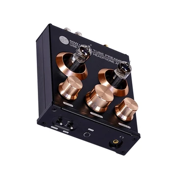 J1 Audio Pastiprinātāju 6J5 Caurules Preamplifier Koaksiālie AUX USB Austiņu Pastiprinātāju 50Wx2 Tpa3116 Bluetooth 5.0 Caurules Pastiprinātājs