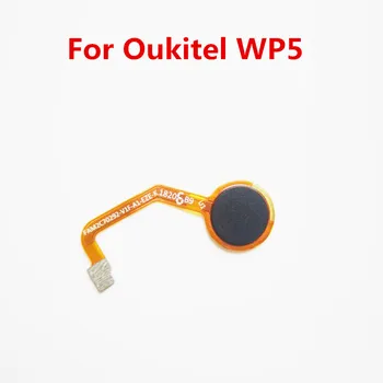 Jaunas Oriģinālas Par Oukitel WP5 5.5 collu Tālruņa pirkstu Nospiedumu Pogu Home Sastāvdaļas Sensors Flex Kabelis standarta jo Fix Piederumi