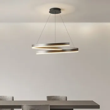 Jauns Dizains Spirāli, Alumīnija Led Virtuves Ēdamistabas Lustra LED Guļamistabā Karājas gaismas Ķermeņi, Mājas Dekoru Apturēšanu, Apgaismes iekārtas