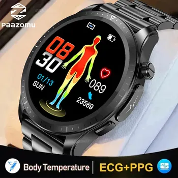 Jaunu EKG+PPG Smart Skatīties Senioriem Lāzera Ārstēšana Hipertensija Hiperglikēmija Hiperlipidēmija sirdsdarbība Veselīgu Sporta Smartwatch