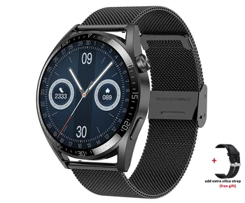 Jaunu GT4 Smart Skatīties 1.5 collu 466*466 HD Siri NFC, GPS Tracker IP68 Ūdensnecaurlaidīga Smartwatch Vīriešiem Bluetooth Zvans Bezvadu Lādētāju