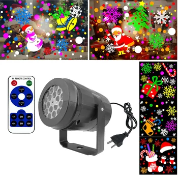 Kabatas Datoru Āra Ziemassvētku Zālienu LED Projekcijas Lampa Apdare Rotējošo Lampas Projektoru Griestu Apskate
