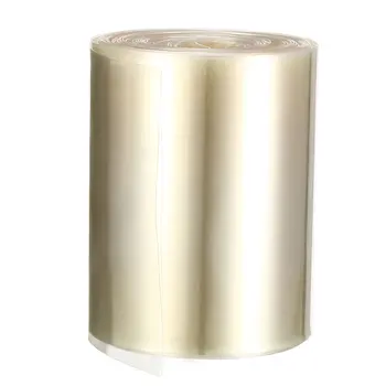 Keszoox Akumulatora Wrap PVC Siltuma Sarukt Caurules 70mm Dzīvoklis Platums 18650 Barošanas 5 Metru Garums Skaidrs