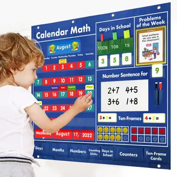 Klasē Kalendāru Komplekts Matemātika Kabatas Kalendāru Studentiem Krāsains Kalendārs Ar Numuru, Kartes, Vārdu Kartes Portatīvie Mācību Līdzekļi