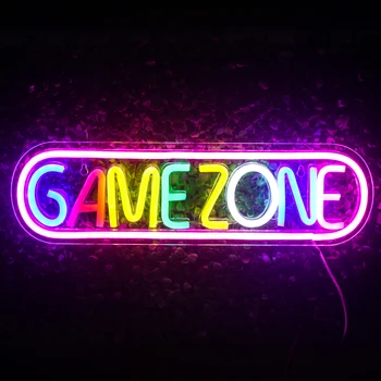 Krāsains Spēle Joslas Neona Zīme Spēlētājs LED Neona Gaismas Spēļu Zona Zīme, Sienas Dekori Istaba, rotaļu Laukums, Cilvēks Ala Pub Kluba Dāvanu Pusaudžu