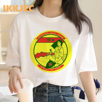 kurdistānas t krekls, t-krekls sieviešu y2k drēbes, vintage baltās pāris harajuku kawaii t krekls harajuku tumblr