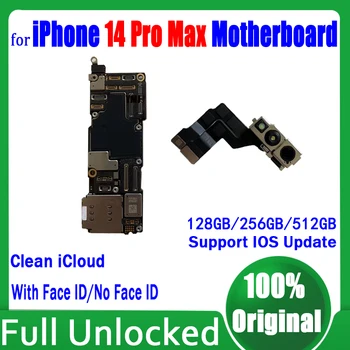 Labus Darba IPhone 14 Pro Max Mainboard Tīru iCloud iphone 14Pro Max Pamatplates 100% Oriģināls Atbloķēt Atbalsts Atjauninājumu