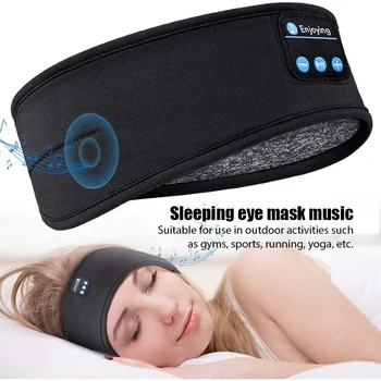 liuliu Bluetooth Austiņas Sporta Miega Galvas stīpa Elastīga, Bezvadu Austiņas Mūzikas Acu Maska Bezvadu Bluetooth Austiņas Headba