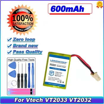 LOSONCOER 600mAh Jaunu Akumulatoru Par Vtech VT2032 VT2033 Akumulators