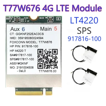 lt4220 X12 LTE T77W676 917817-100 4G WWAN M. 2 450Mbps LTE Modemu HP Elite X21013 G3 EliteBook X360 1030 G3