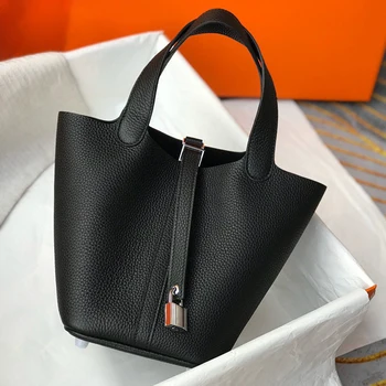 Luksusa dizaineru 2023 jaunu sieviešu soma rokassomu, ādas soma, dāmas, lielas ietilpības dārzeņu grozs Plecu kausa soma sievietei