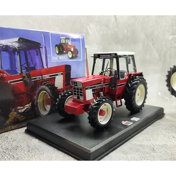 Lējumiem 1/32 Mēroga IH955 DUAL RITEŅU Traktoru, Lauksaimniecības tehnikas Sakausējumu Paraugu Kolekcija Suvenīru Displejs