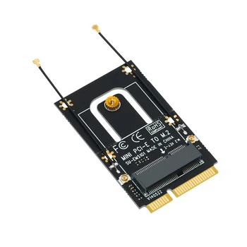 M. 2 NGFF Uz Mini PCI-E Adapteris Converter Paplašināšanas Karti M2 Taustiņu NGFF E Saskarne M2 Bluetooth Bezvadu WiFi Modulis