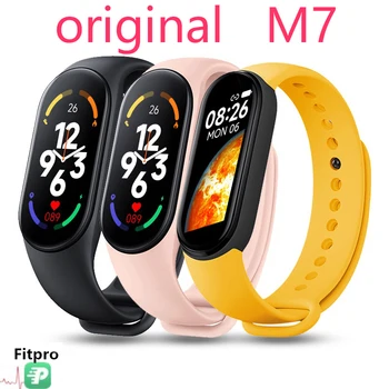 M7 Smart Skatīties Smartband sirdsdarbība Smartwatch Fitnesa Tracker asinsspiediens Sporta Smart Aproce mi grupa 7 PK M6 M3 M4 M5