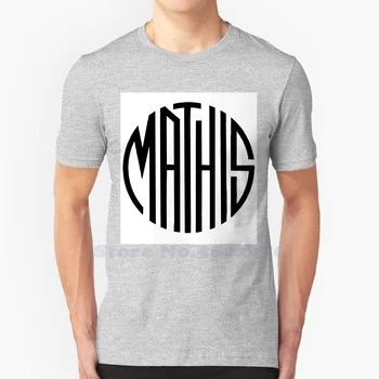 Mathis Gadījuma Streetwear Drukāt Logo T-krekls Grafiskais 100% Kokvilnas Liela Izmēra Tee