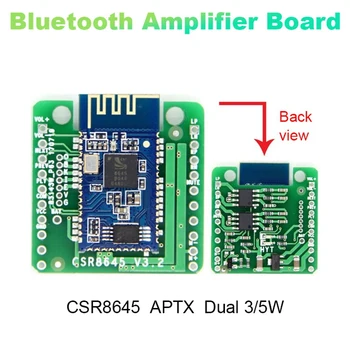 Mazumtirdzniecības Bluetooth Pastiprinātājs Valdes Modulis 5.0 Audio Uztvērēju CSR8645 APTX Dual 5W Skaļrunis Audio Pastiprinātājs