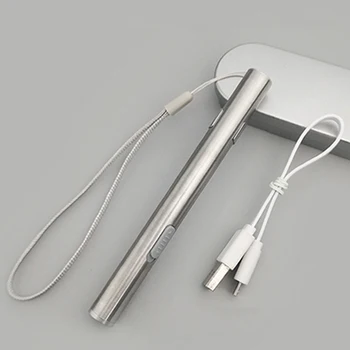 Medicīnas Ērts Pen Gaismas USB Uzlādējams Mini Māsu Lukturīti LED Lukturītis + Nerūsējošā Tērauda Klipsi Kvalitātes un Profesionālās olight