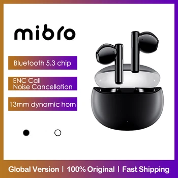 Mibro Earbuds2 Bluetooth V5.3 Austiņas 25 Stundām Bateriju Dzīvi 13mm Dinamisku Ragu TWS Bezvadu Austiņas IPX5 Ūdensizturīgs Austiņas