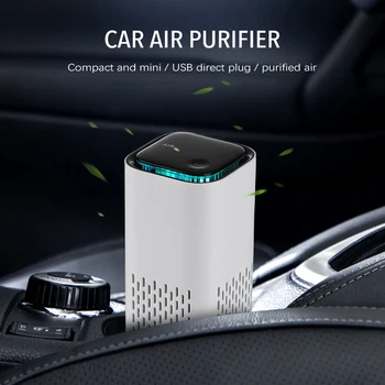 Mini Gaisa Attīrītājs, Lai Auto Mājās, ar Zemu Trokšņa līmeni Gaisa Attīrītāji USB Portatīvo Gaisa Tīrītājs Tīrītājs Putekļu Formaldehīda Dūmu Gaisa Atsvaidzinātāju