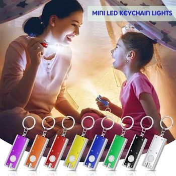 Mini Mini Lukturītis LED Keychain Gaismas Kabatas lieluma Keychain Kabatas Lukturītis Avārijas Gaismas Astigmatisms Gaisma Balta Gaisma