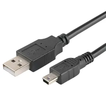 Mini-USB Vads Mini USB uz USB, Karšu Lasītājs Mobilo cieto disku MP3 MP4 Atskaņotājs Ātru Datu Mini USB Kabelis Digitālā Fotokamera