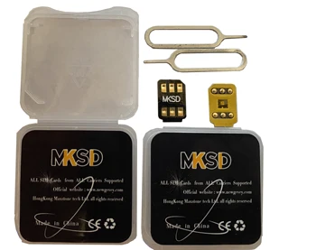 MKSD Black V1.6 līmi 3M līmi pilnīgi atslēdz ICCID IOS16 jo 5G režīmā. X-13.par iphone14 13mini 13/12/11/8/7/6/PLUS/XS