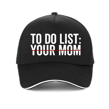 Modes Darīt Sarakstā Jūsu Mamma Harajuku drukāt dāmas beisbola cepure ikdienas Vasaras ventilācijas Hip hop cepuri Valentine Dāvanu cepures