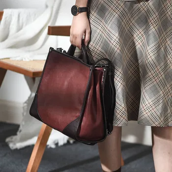 Modes īstas ādas dāmas rokassomiņā dizainers luksusa roku darbs dabas nekustamā pātagot sievietēm nedēļas nogalē puse plecu messenger bag