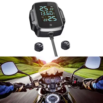 Motociklu Riepu Spiediena Monitoringa Sistēma, 3.0 USB Lādētāju Viegli uzstādīt