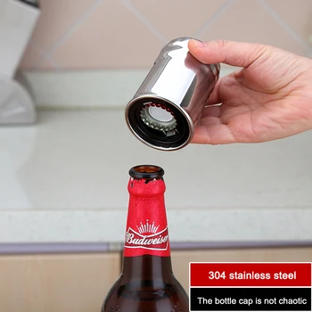 nerūsējošā tērauda alus automātiskai pudeļu nazis vadītāja daudzfunkcionālā radošo nospiediet non-marking pudele nazis