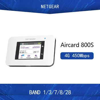 Netgear AC800S atslēgt 4G LTE Cat.9 Mobile Hotspot WiFi Maršrutētāju un Modemu, plus antena