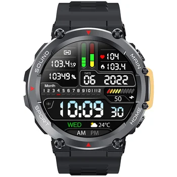 New Smart Pulksteņi Vīriešu Lielā Ekrāna 400*400 Spēlēt Spēli Fitnesa Tracker Bluetooth Izsauktu Zvanu Sporta Smartwatch Vīriešiem IOS Android