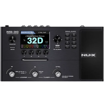 NUX MG30 DME digitālās vairākas effector par ģitāra, bass, CILPA cilpa ierakstīšana skaņas karte