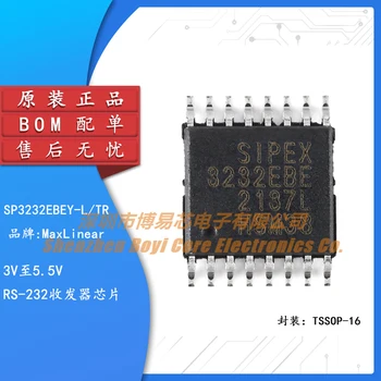 Oriģināls, autentisks SP3232EBEY-L/TR TSSOP-16 3 V līdz 5,5 V RS-232 raiduztvērēju čipu.