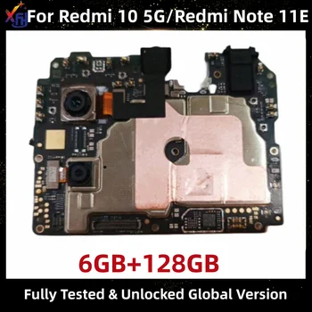 Pamatplates PCB Modulis Redmi 10 5G, Atslēgt Loģika Valde ar Google Uzstādītas, 128GB Mainboard par Redmi, Ņemiet vērā, 11.E